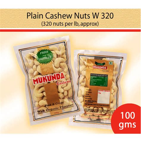 Plain Cashew Nuts W 320 – Mangalore Spice