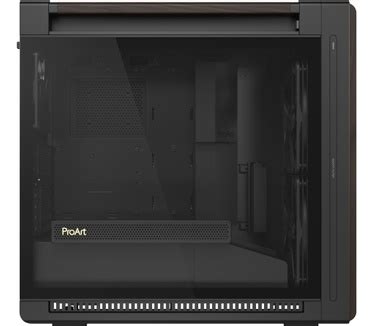 ASUS ProArt PA602 Wood Edition Modern Black, Tempered Glass side-panel ...