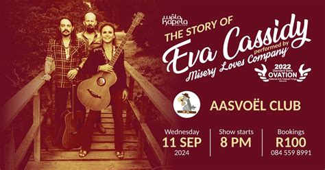 The Story of Eva Cassidy - Aasvoel Klub, Wed 11 Sept, Aasvoel Club ...