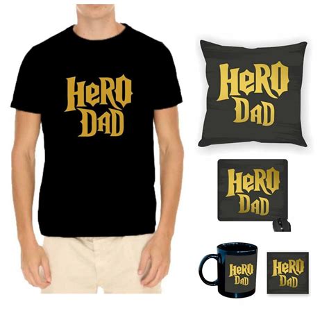 TheYaYaCafe Yaya Cafe Birthday Gifts for Father My Dad is My Hero Combo ...