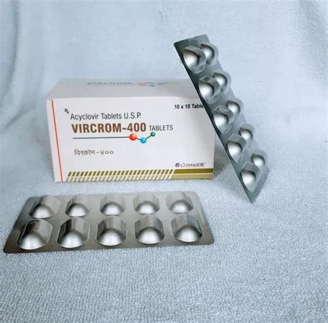 Derma product - Acyclovir 400mg Tablet. Manufacturer from Kalol