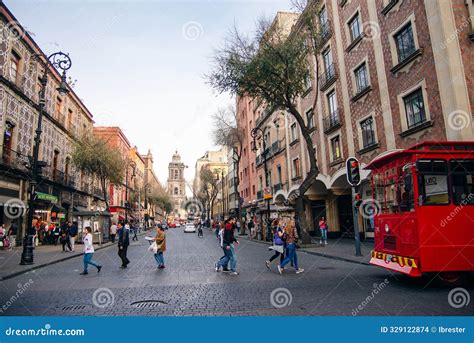Mexico City Mexico - May 1 2024 - The Latino Seguros Building And A ...