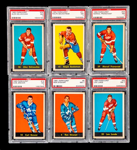 Lot Detail - 1960-61 Parkhurst Hockey PSA-Graded Cards (12) - All ...