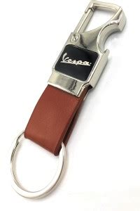 jdp Vespa Scooter Leather Opner Metal Keychain|Vespa Scooter Keyring ...