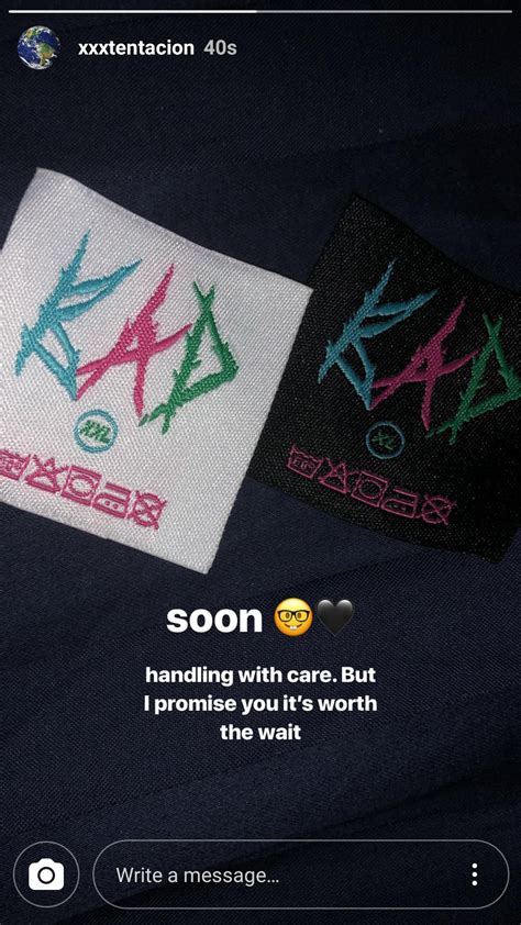 X's new clothing brand ready soon 👀 : r/XXXTENTACION