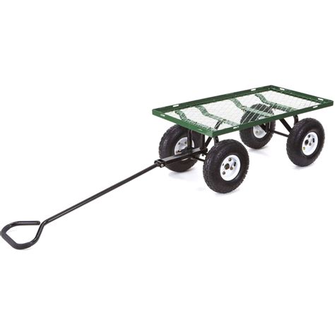 Buy Gorilla Carts GOR400 400-lb. Steel Mesh Garden Cart with 10 Tires ...