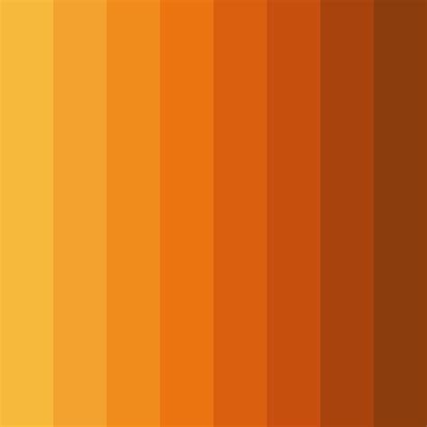 Shades of Orange Color Palette - ColorDrop