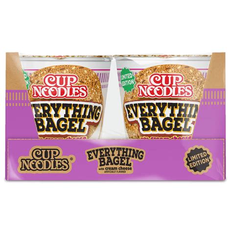 Cup Noodles Everything Bagel with Cream Cheese Ramen Noodles | The ...
