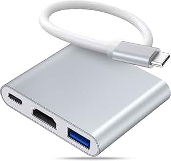 USB C to HDMI Adapter, Thunderbolt 3 to HDMI Hub with USB-C Digital ...