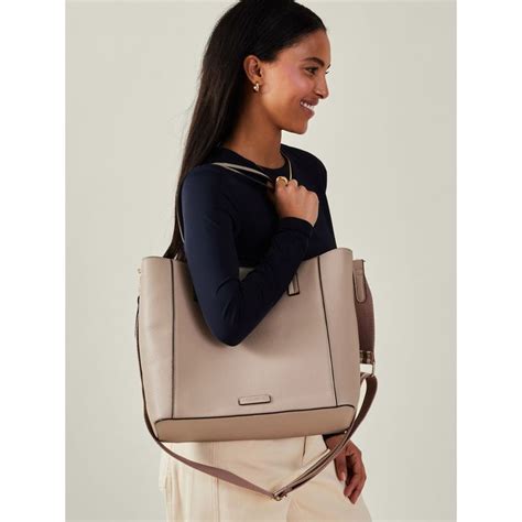 Buy Accessorize London Women's Beige Faux Leather Shoulder Bag Online