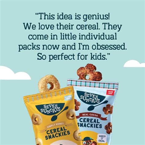 Cereal Snackies, Multi-Pack - Seven Sundays