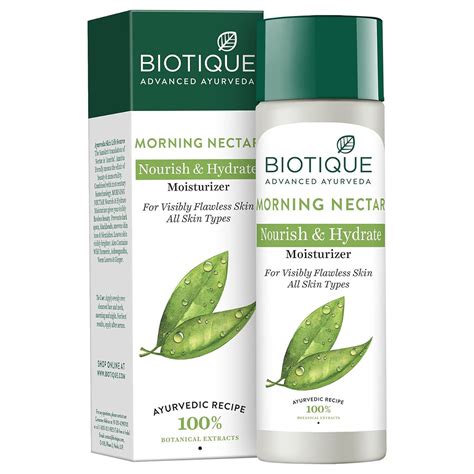 Buy Biotique Morning Nectar Nourish & Hydrate Moisturiser, 190 ml | 19 ...