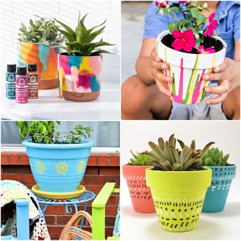 How To Paint A Clay Flower Pot | Best Flower Site