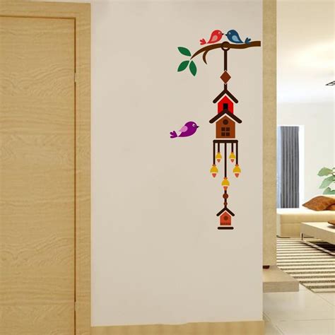 INKFENCE 140 cm Wall Decals ' Bird Nest ' Wall Stickers |PVC Vinyl ...