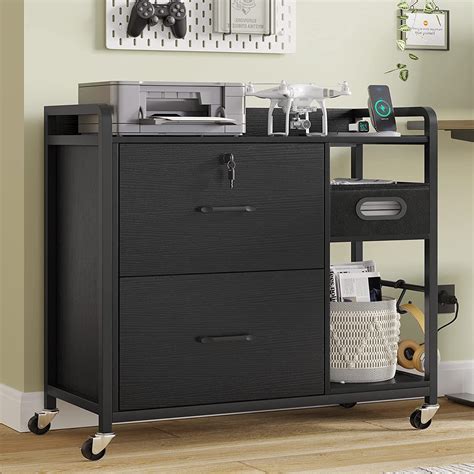 Used Black Filing Cabinets