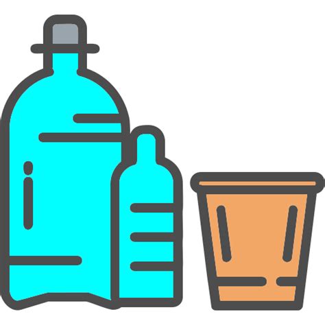 Plastic - Free ecology and environment icons