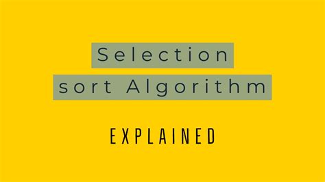 Image result for Selection Sort Algorithm