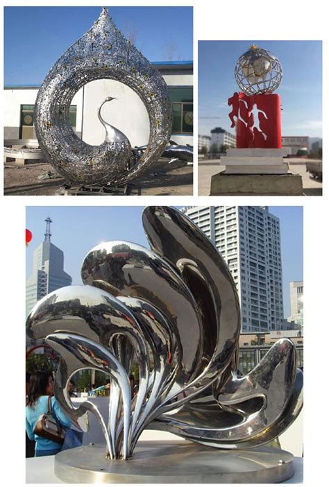 不锈钢雕塑与现代景观融合的途径-宏通雕塑
