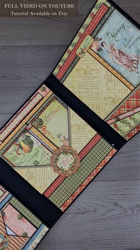 Image result for How to Make a 5X5 Scrapbook Mini Album Tutorial