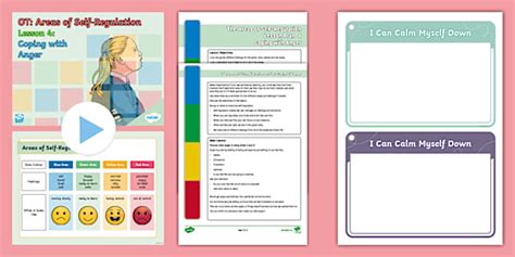 OT: KS2 Areas of Self-Regulation Lesson 4. Coping with Anger