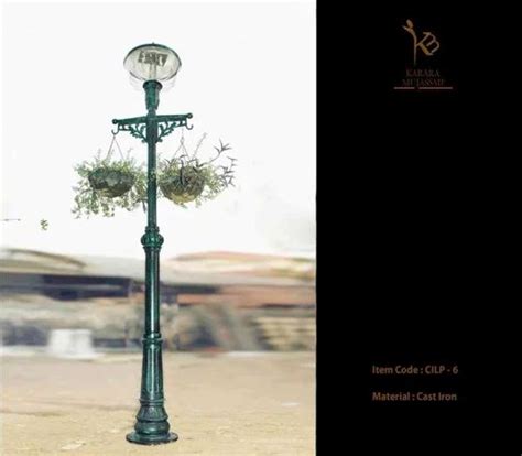 Cast Iron Garden Lamp Post Manufacturer from Hubballi