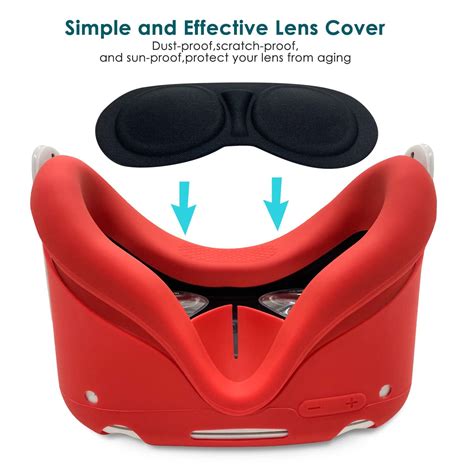 Buy for Oculus Quest 2 Accessories, Quest 2 VR Silicone face Cover, VR ...