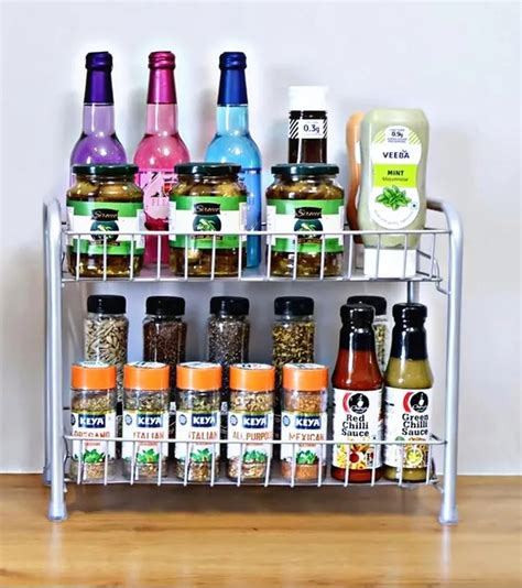 Glocys Grey Premium Stainless Steel Rack Shelf Price in India - Buy ...