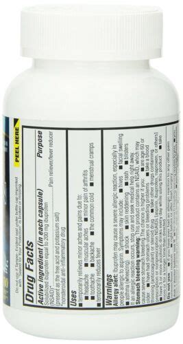 Kirkland Signature Ibuprofen Liquid Softgels India | Ubuy