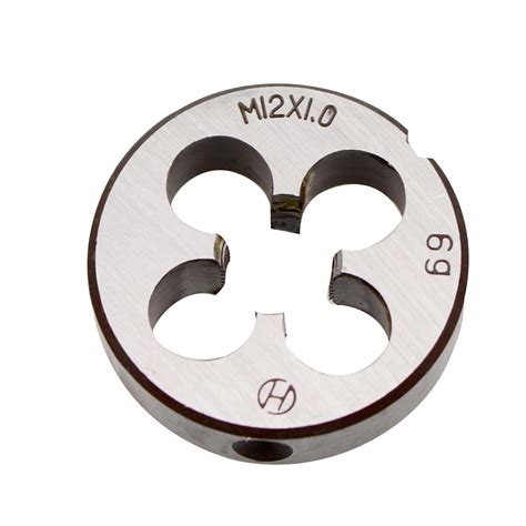 12mm X 1 Metric Right Hand Round Die, Machine Thread Die M12 X 1.0mm ...