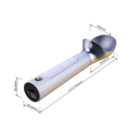 Eoozwa Ice Cream Scoop Rechargeable – Electric Scooper for Hard Ice ...