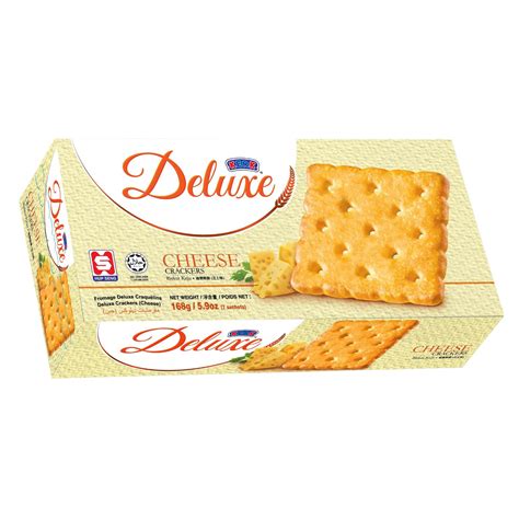Shop Deluxe Cheese Crackers (168g) | Savory Snacks at Chefspoint