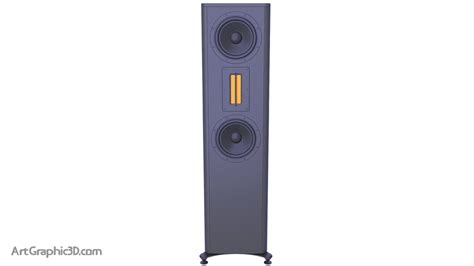 Best FloorStanding Speaker 3D Model - Download