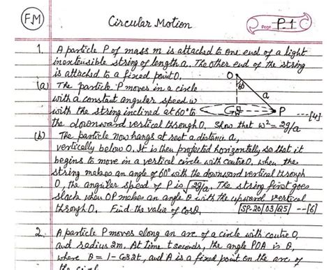 Circular Motion | Cambridge IGCSE® Mathematics