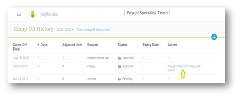 How to apply comp-off from ESS Portal? : Help Center