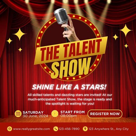 Talent Show Ideas Free And Customizable Talent Show Templates