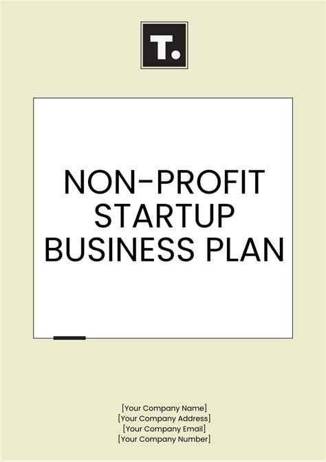 Free NonProfit Business Plan Template 的图像结果