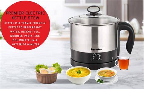 Premier Electric Stainless Steel Multi Kettle Stew 1.2l 600w Ek4814 ...