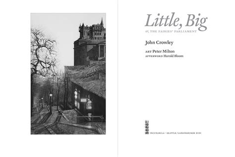 Little, Big by John Crowley (2022 edition) - Fonts In Use