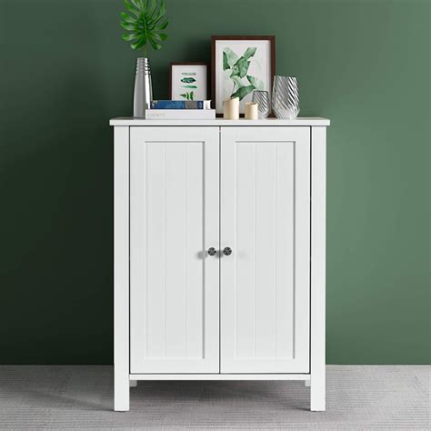 Tangkula 3 Tier Bathroom Floor Cabinet, Grey India | Ubuy