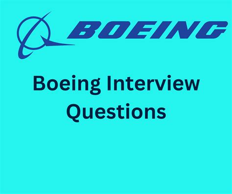 Image result for Boeing Structured Interview Questions Answers