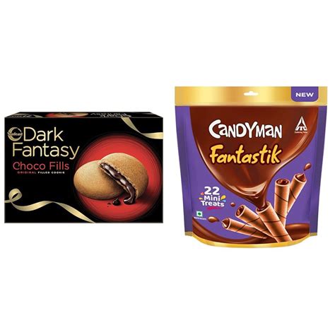 Sunfeast Dark Fantasy Choco Fills, 300g, Original Filled Cookies with ...