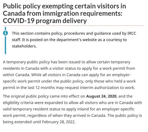 加拿大境内旅游签转工签延期至2023年2月28日！ - 知乎