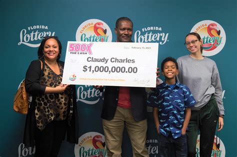 Florida Lottery on Twitter: "Homestead resident Claudy Charles is $1 ...