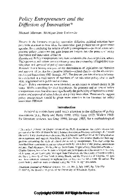 Policy Entrepreneurs 的图像结果