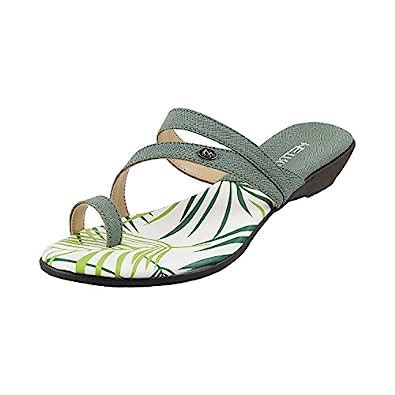 Metro Women's Green Fashion Sandals - 4 UK/India (37 EU)(32-9338-21-37 ...