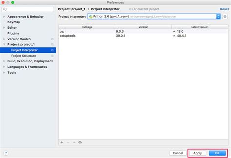 Image result for PyCharm Set Virtual Environment