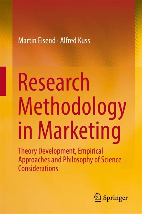 Buy Research Methodology in Marketing: Theory Development, Empirical ...