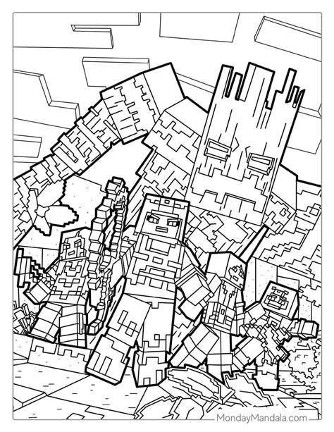 Printable Minecraft Coloring Pages - Printable Board Games
