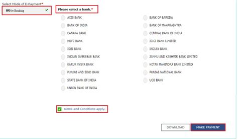 Make Online and Offline GST Payments (Post Login)