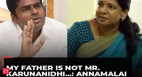 Tamil Nadu politics: Annamalai’s sharp reply to DMK's Kanimozhi 'My ...